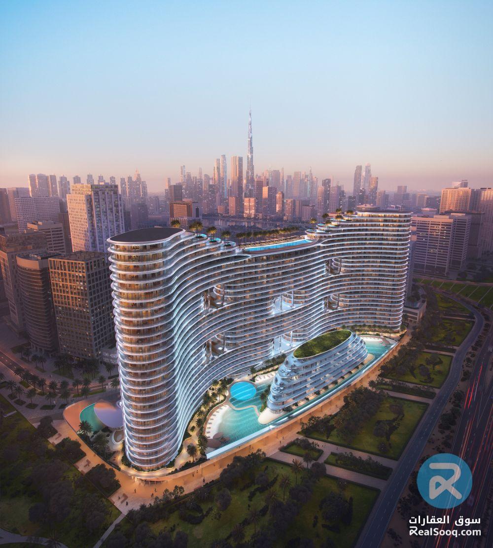 Aquarise Exterior-1 Apartments for sale in Binghatti Aquarise